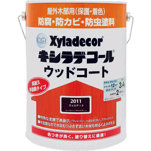 KANSAI Water-Based XD Wood Coat S Walnut 3.4L 00097670350000 1 can