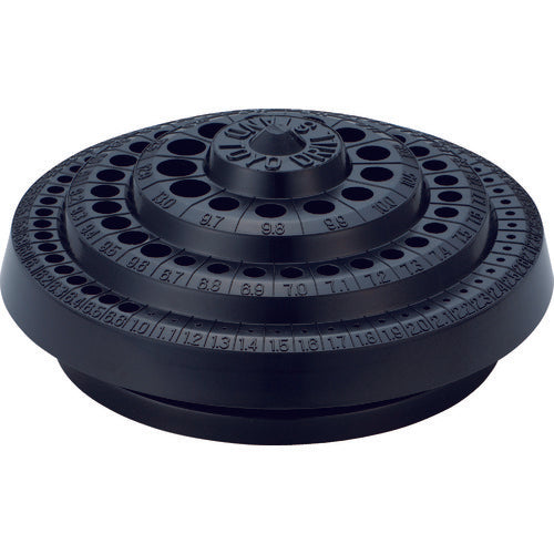 ＴＲＵＳＣＯ　回転式ドリルスタンド　１００本収納　カバー無　S-3　1 台