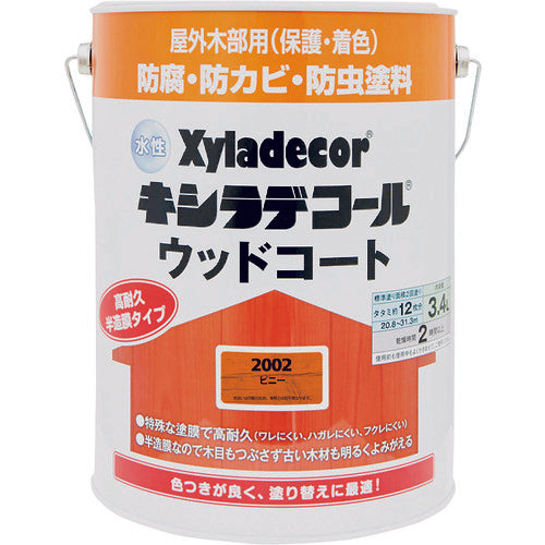 KANSAI Water-Based XD Wood Coat S Pinny 3.4L 00097670030000 1 can
