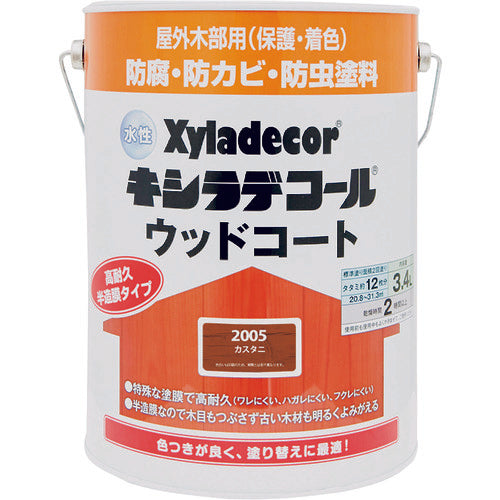 KANSAI Water-Based XD Wood Coat S Castani 3.4L 00097670110000 1 can