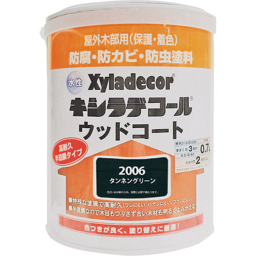 KANSAI Water-Based XD Wood Coat S Tannen Green 0.7L 00097670130000 1 can