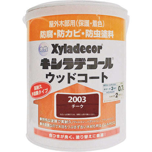 KANSAI Water-Based XD Wood Coat S Teak 0.7L 00097670050000 1 Can