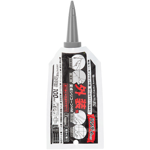 ＫＡＮＳＡＩ　建築・内装用補修剤　変成シリコーンＨＭアルミパウチ　グレー　１００ｍｌ　00427660322100　1 個