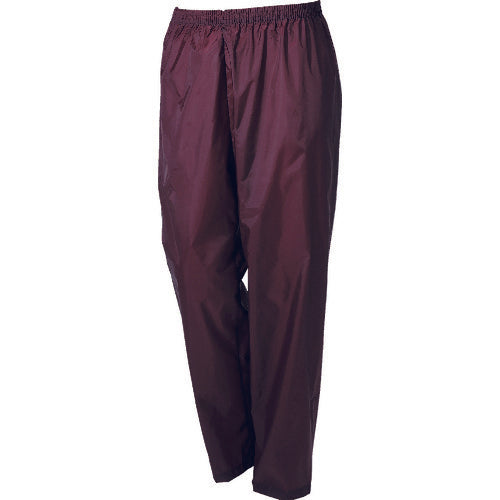 Kajimake Polyester Pants, Dark Red, 4L, 2206-39-4L, 1 unit