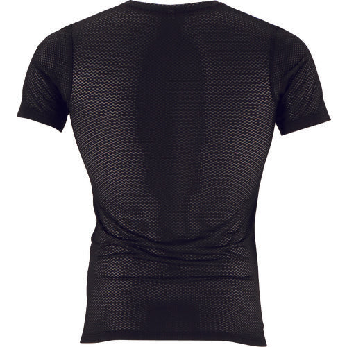 Kajimake 8823 Crater Mesh V-neck Short Sleeve Black L 8823-91-L 1 unit