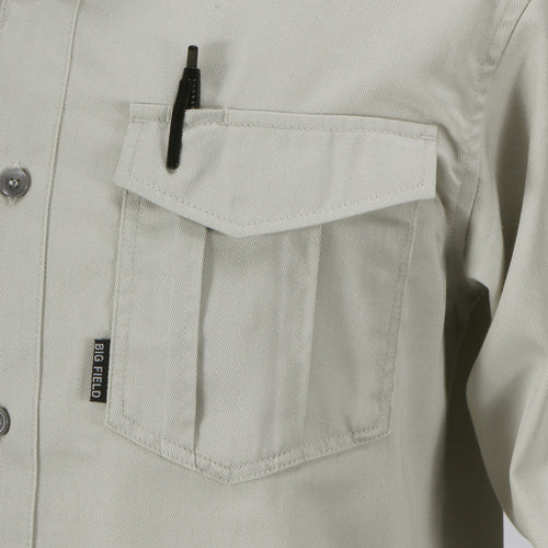 Kajimake 6802 TC long sleeve shirt, navy, 3L, 6802-55-3L, 1 unit