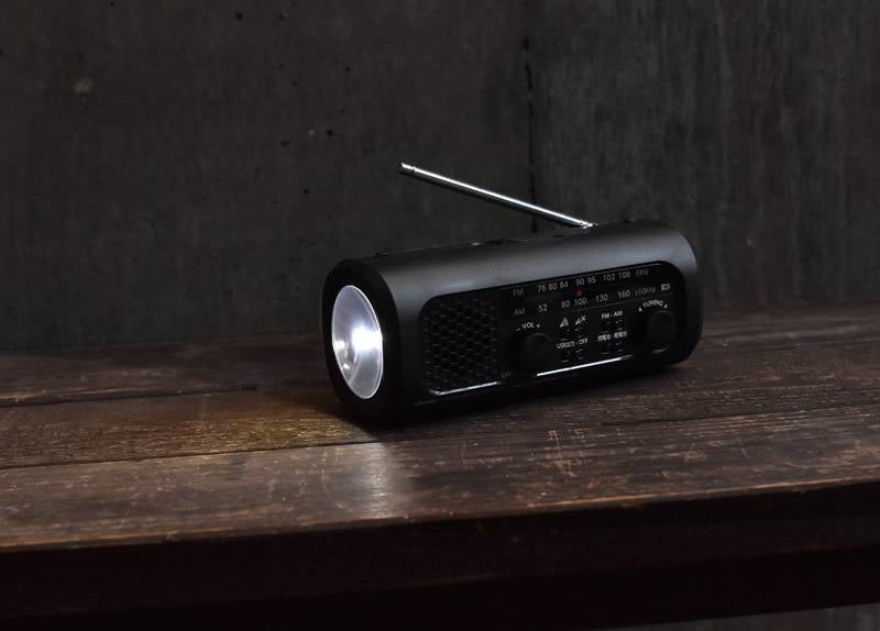 ドリテックさすだけ充電ﾗｼﾞｵﾗｲﾄ2 ﾌﾞﾗｯｸ