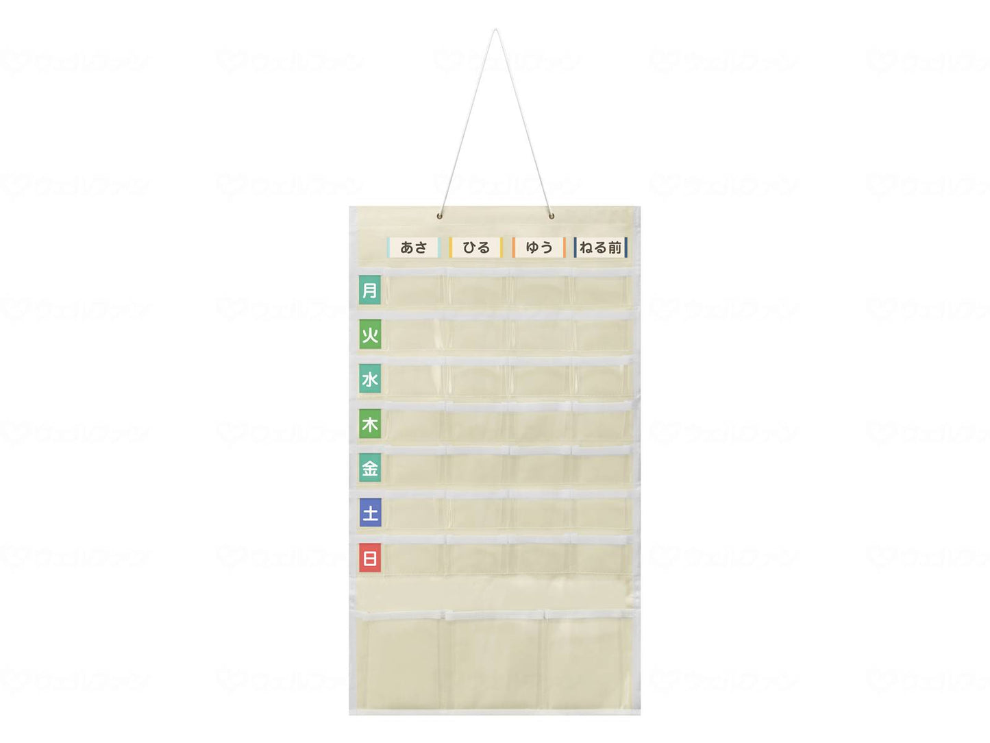Doritec Medication Management Item "Medication Weekly Calendar" Ivory