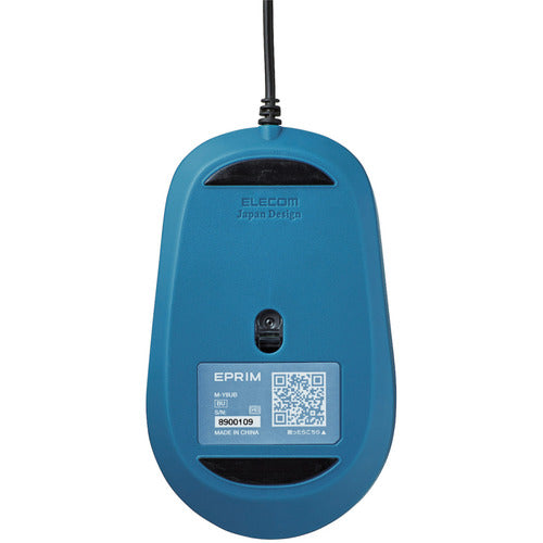 エレコム　３ボタンＢｌｕｅＬＥＤ有線マウス　M-Y8UBBU　1 個