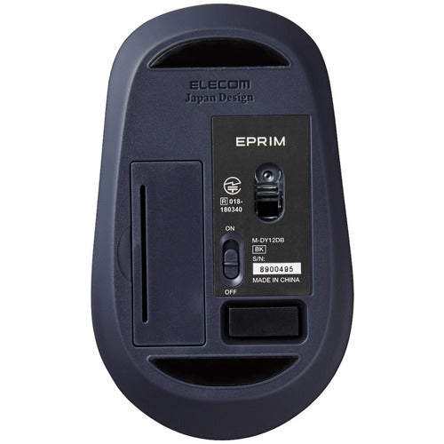 エレコム　３ボタンＢｌｕｅＬＥＤ無線マウス　M-DY12DBBK　1 個