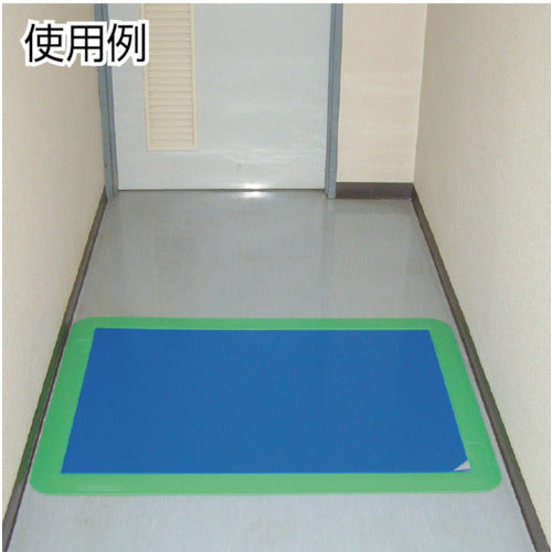 ＤＩＣ　クリーンマット　グリーン　ＣＭ−Ｓ１２４０Ｇ　６００ｍｍ×１２００ｍｍ　CM-S1240G　1 SHT
