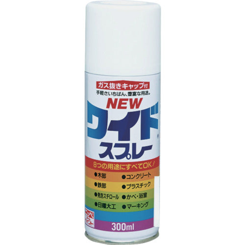 ニッぺ　ニューワイドスプレー　３００ｍｌ　つやなしクリヤー　ＨＳＪ５０７−３００　4976124280719　1 本