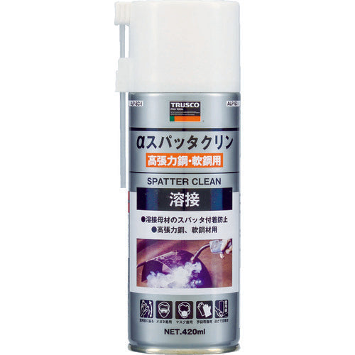 ＴＲＵＳＣＯ　αスパッタクリン　高張力鋼・軟鋼用　４２０ｍｌ　ALP-SCI　1 本