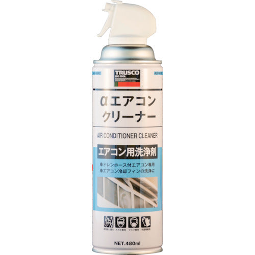 ＴＲＵＳＣＯ　αエアコンクリーナー　４８０ｍｌ　ALP-AIRC　1 本