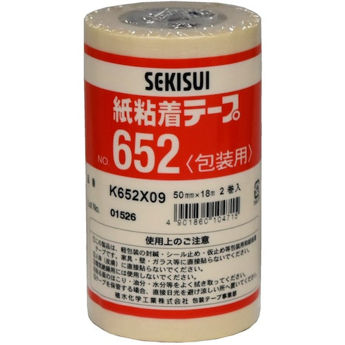 세키스이 종이 접착 테이프 #652 50X18 K652X09 1권