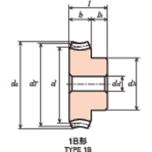 KG Worm Wheel G2A 25R1-12 Module 2.0 Pressure angle 20 degrees (straight teeth) G2A 25R1-12 1 piece