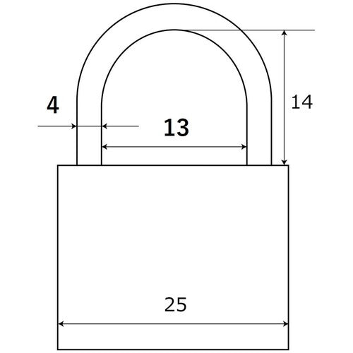 WAKI 자물쇠 동일 키 IB-008 25MM 3개 첨부 IB-008 1봉