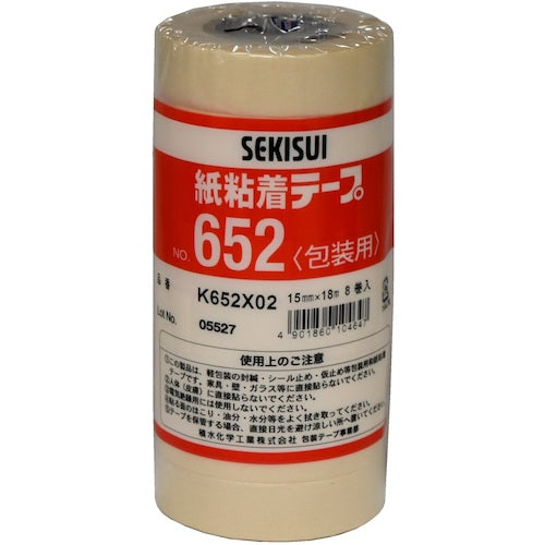 세키스이 종이 접착 테이프 #652 15X18 K652X02 1권