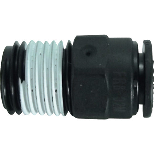 Chiyoda Tube Fitting Five Resin Male Connector 8mm R1/4 FR8-02M 1 pc