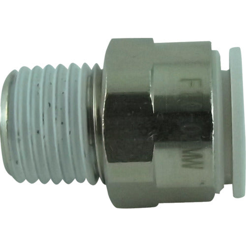 치요다 파이브 메일 커넥터 W(흰색) 10mm·R1/4 F10-02MW 1개