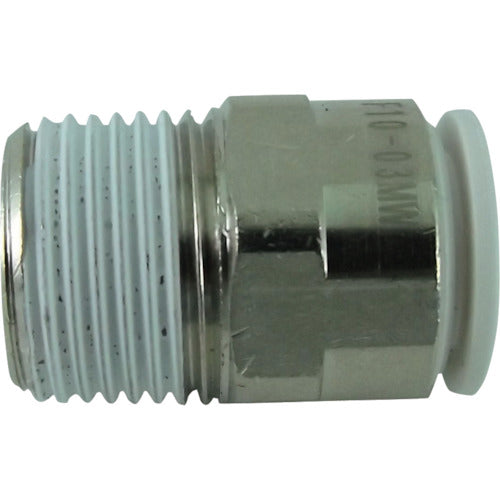 치요다 파이브 메일 커넥터 W(흰색) 10mm·R3/8 F10-03MW 1개