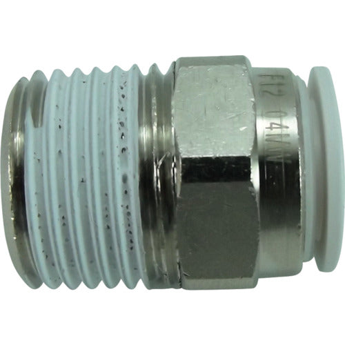 치요다 파이브 메일 커넥터 W(흰색) 12mm·R1/2 F12-04MW 1개