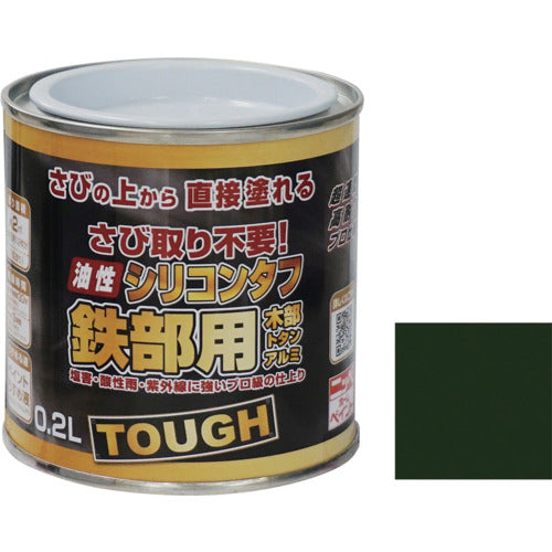 ニッぺ　油性シリコンタフ　０．２Ｌ　グリーン　ＨＹＳ１０９−０．２　4976124218712　1 缶