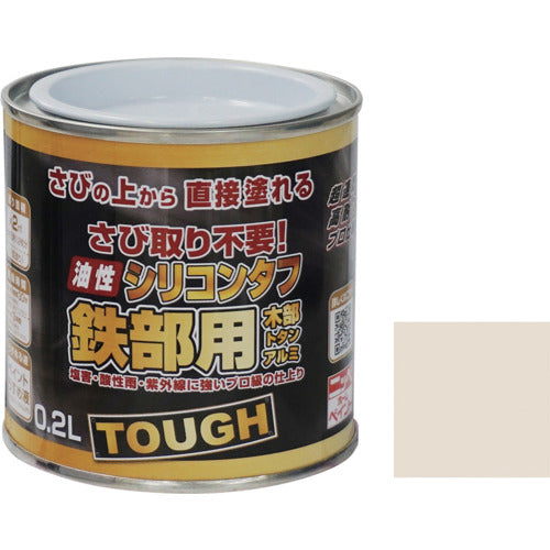 ニッぺ　油性シリコンタフ　０．２Ｌ　アイボリー　ＨＹＳ１０２−０．２　4976124218019　1 缶