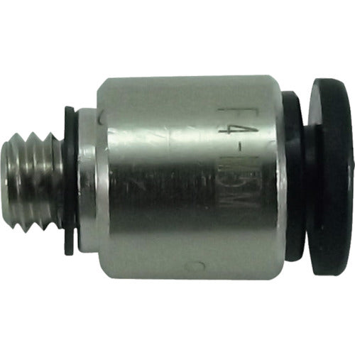 치요다 튜브 피팅 파이브 육각 구멍 부착 메일 커넥터 4mm M5×0.8 F4-M5MS 1개