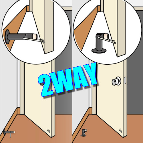 WAKI One-touch dual-purpose door stop BH-811 Amber BH-811 1 piece