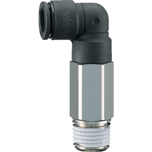 치요다 튜브 피팅 파이브 롱메일 엘보 12mm・R1/4 F12-02M2L 1개