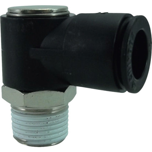 치요다 튜브 피팅 파이브 싱글 밴조 12mm R3/8 블랙 F12-03S1 1개