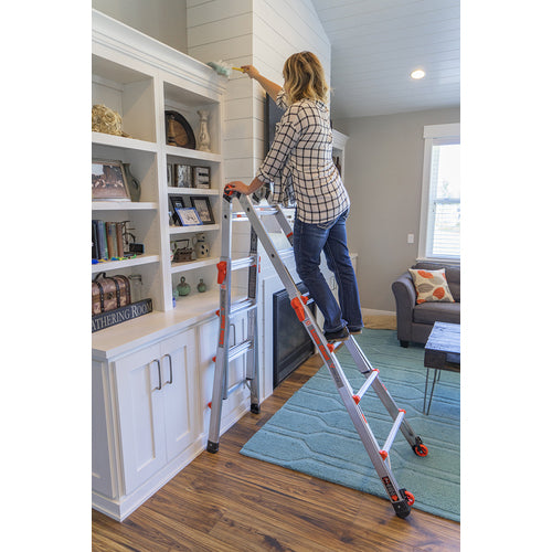 하세가와 리틀 자이언트 벨로 시티 신축식 사다리 겸용 다리 3.37M LG-15426 1대