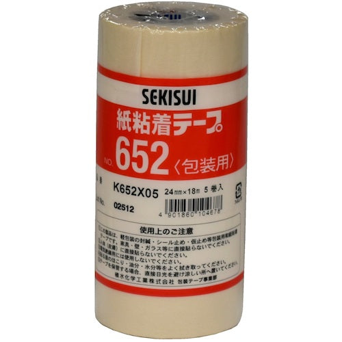 Sekisui Paper Adhesive Tape #652 24X18 K652X05 1 roll