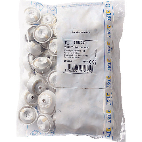 ＳＵＧＡＴＳＵＮＥ　（２１００３９６４９）　Ｔ−１４７５８２７−Ｐ５０　防水・防塵グロメット　ホワイト　T-1475827-P50　1 箱