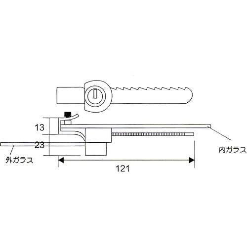 WAKI Slide Lock VA-161 VA-161 1 piece
