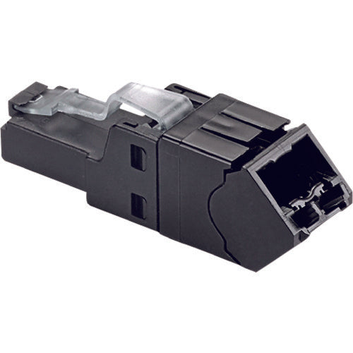 ＰＡＮＤＵＩＴ　ＬＡＮコネクタ　ＣＡＴ６Ａ　簡単成端モジュラープラグアングルタイプ　１０個入り　ＦＰＵＤ６Ｘ８８ＭＴＧ−Ｘ　FPUD6X88MTG-X　1 袋