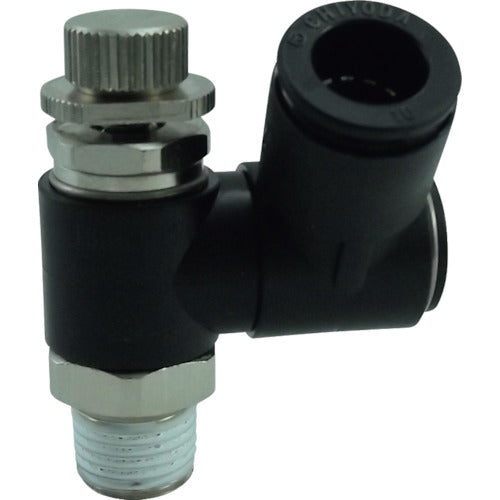 치요다 파이브 스피드 컨트롤러 β 미터 아웃 10mm·R1/4 FB10R-02SC-O 1개