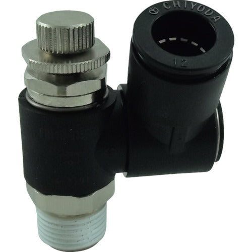 Chiyoda Five Speed ​​Controller β Meter Out 12mm R3/8 FB12R-03SC-O 1 pc