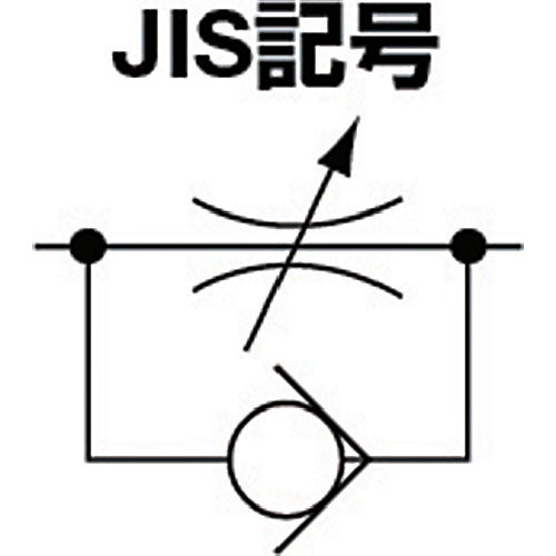 치요다 파이브 스피드 컨트롤러 β 화이트 미터 아웃 4mm・M5×0.8 FB4R-M5SCW-O 1개