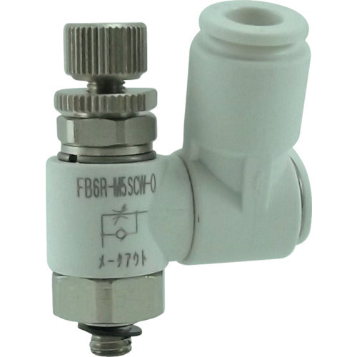 치요다 파이브 스피드 컨트롤러 β 화이트 미터 아웃 6mm・M5×0.8 FB6R-M5SCW-O 1개