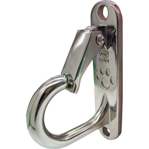 Mizumoto Stainless Steel Love Hook for Flat Surfaces, Total Length 135mm, LOV-4, 1 Piece