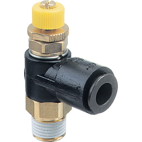 Chiyoda Fuji Speed ​​Controller α (resin) Meter out 10mm, R1/2 10R-04SC-O 1 pc