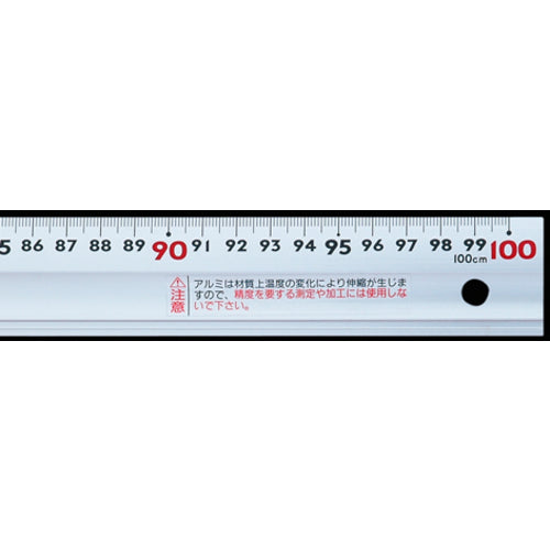 Shinwa Aluminum Ruler "Super Alusuke" 1000mm 65387 1 piece