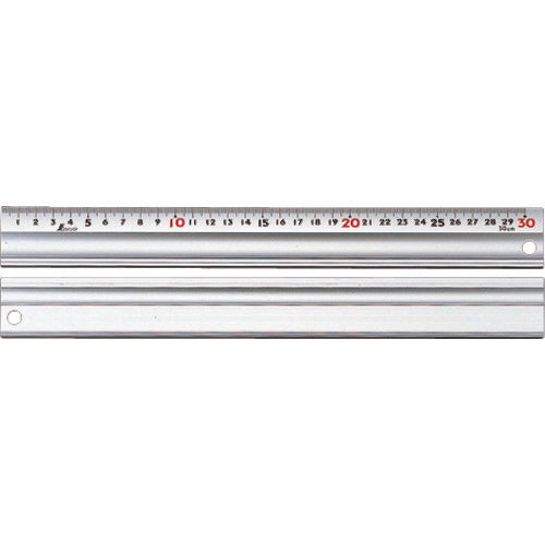 Shinwa Aluminum Ruler "Super Alusuke" 300mm 65340 1 piece