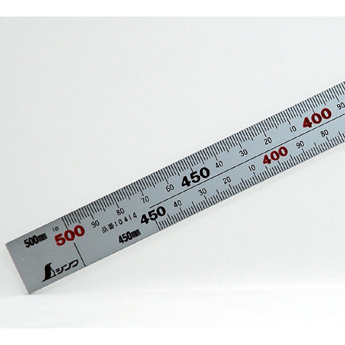 Shinwa Curved Ruler Thick Wide Width 50cm Back 6 Scale 10414 1 Piece