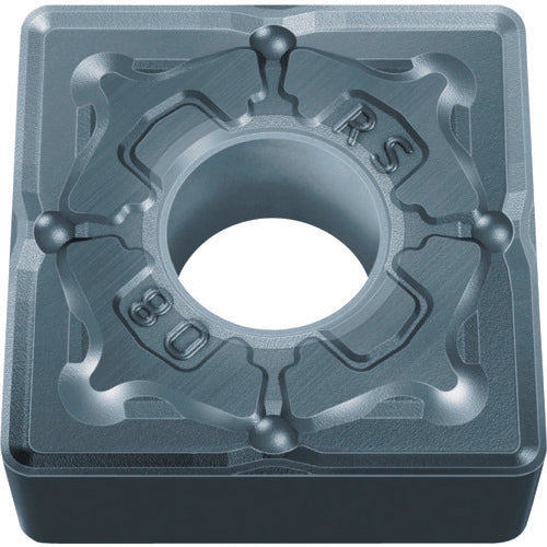 Mitsubishi Turning Insert with RS Breaker for Rough Cutting of Hard-to-Cut Materials, PVD Coating, MP9015 SNMG120408-RS, 1 Piece