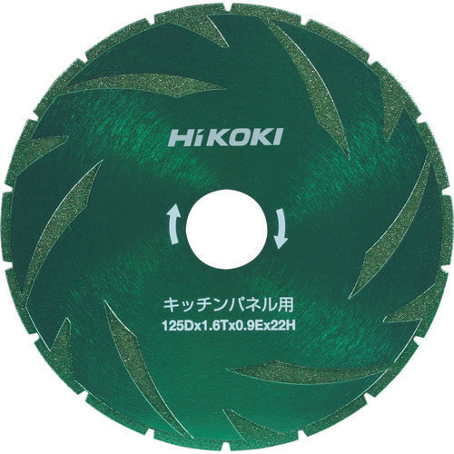 ＨｉＫＯＫＩ　チップソー　１２５ｍｍ　キッチンパネル用　0037-1198　1 枚