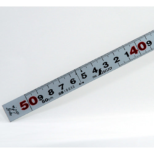 Shinwa Curved Ruler Flat 50cm Back 6 Scale 10033 1 Piece