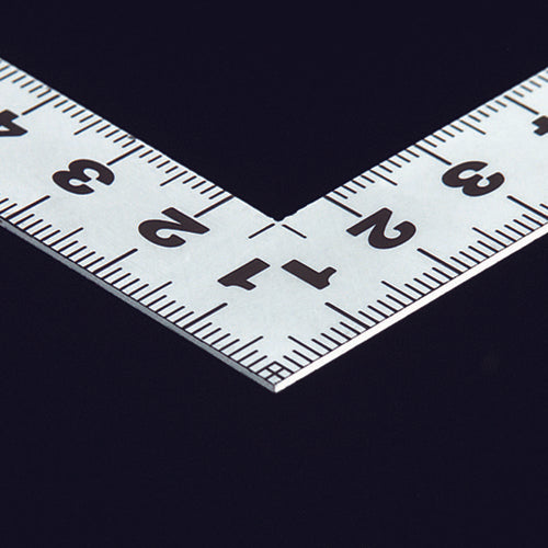 Shinwa Curved Ruler Flat 50cm Back 6 Scale 10033 1 Piece